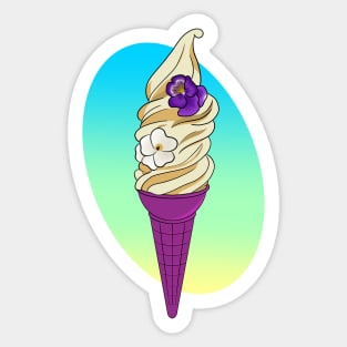 Lost Princess Dole Whip Cone Sticker